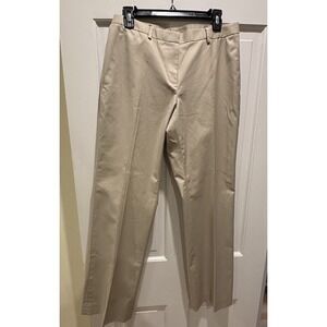 Brooks Brothers "346"  Advantage‎ Flat Front Khaki Pants Womens Size 8